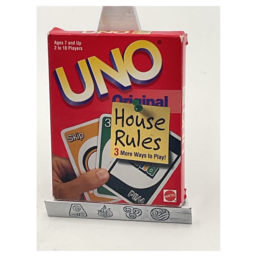 UNO House Rules Card Game by Mattel Ages 7+